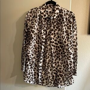 Equipment Leopard Pattern Shirt